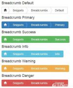 Một số mẫu Breadcrumbs dùng Bootstrap tuyệt đẹp