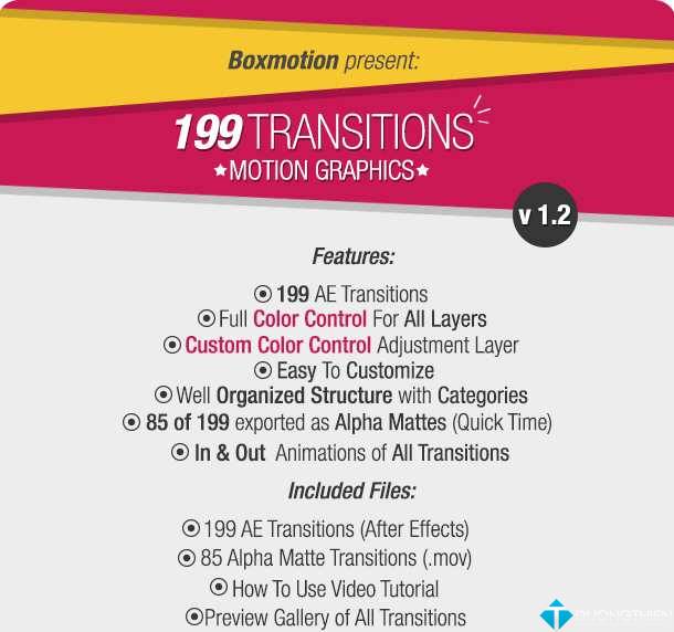 199 Transitions Pack v1.3