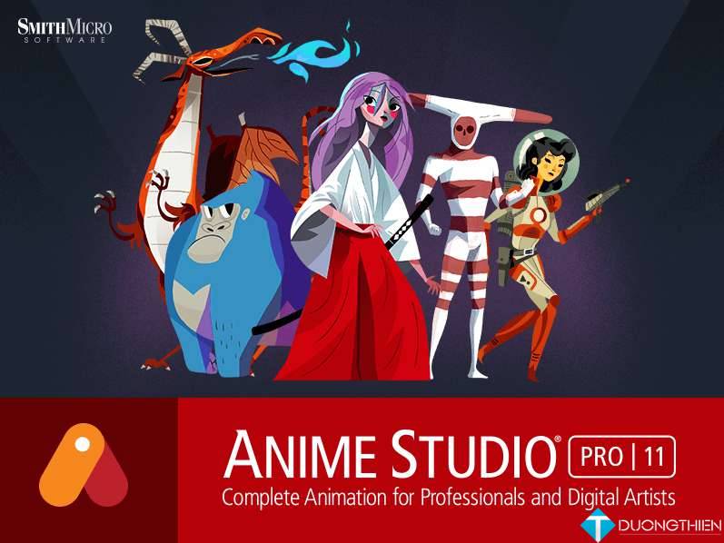Smith Micro Anime Studio Pro v11 - Làm phim hoạt hình chuyên nghiệp - Dương  Thiên