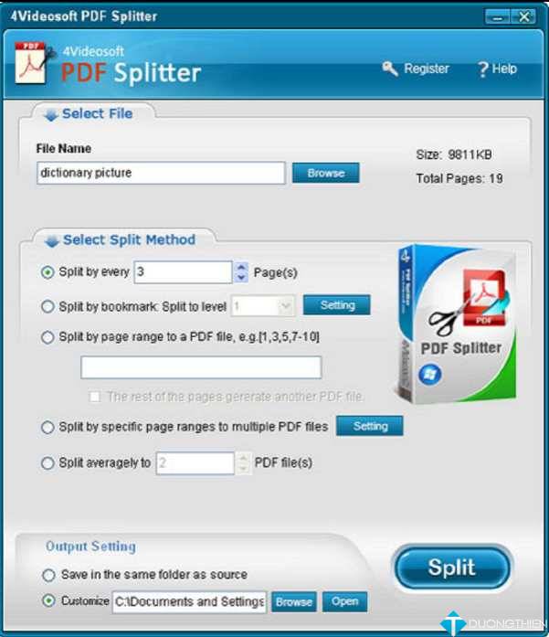 4Videosoft PDF Splitter 3.0.12