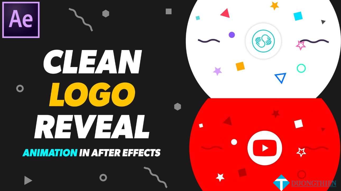 Skillshare - 2D Clean Logo Reveal Animation in After effects - Dương Thiên